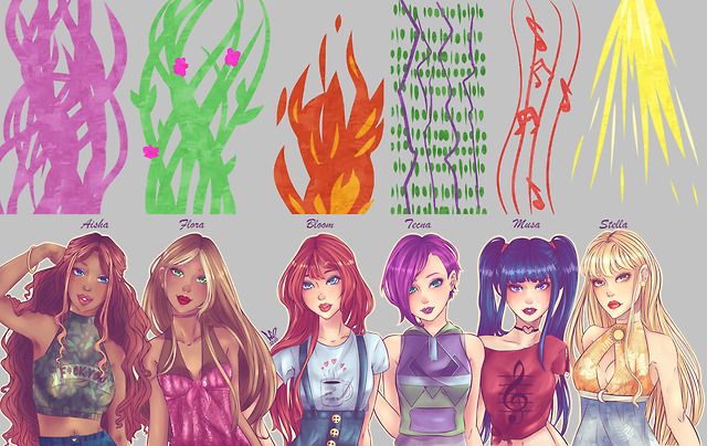  Winx Club Fan Art and its different characters to know